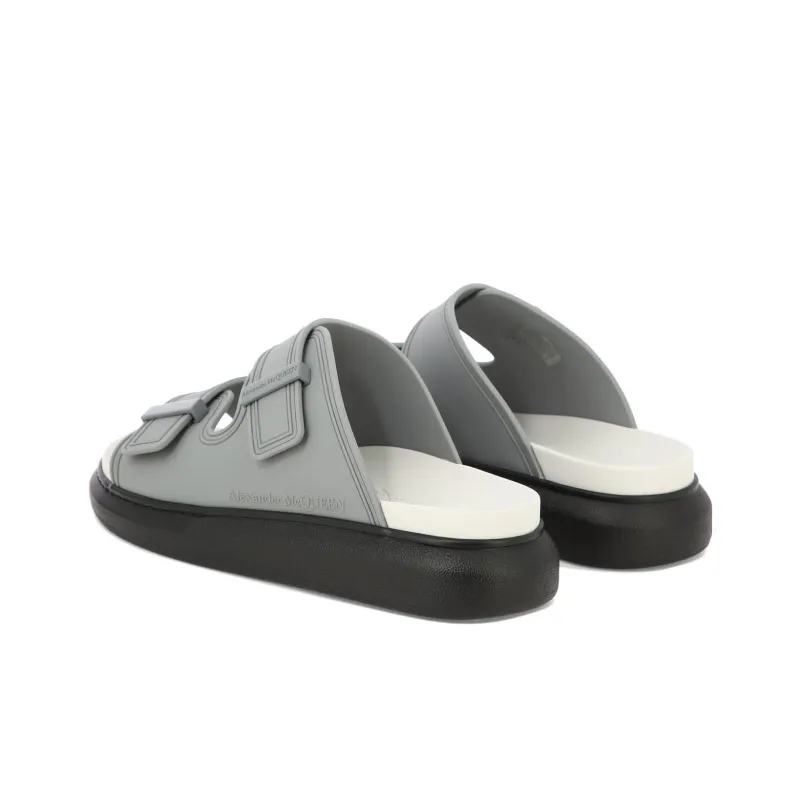 Alexander McQueen Hybrid Slip Resistant Slide Slippers Men's Gray-3