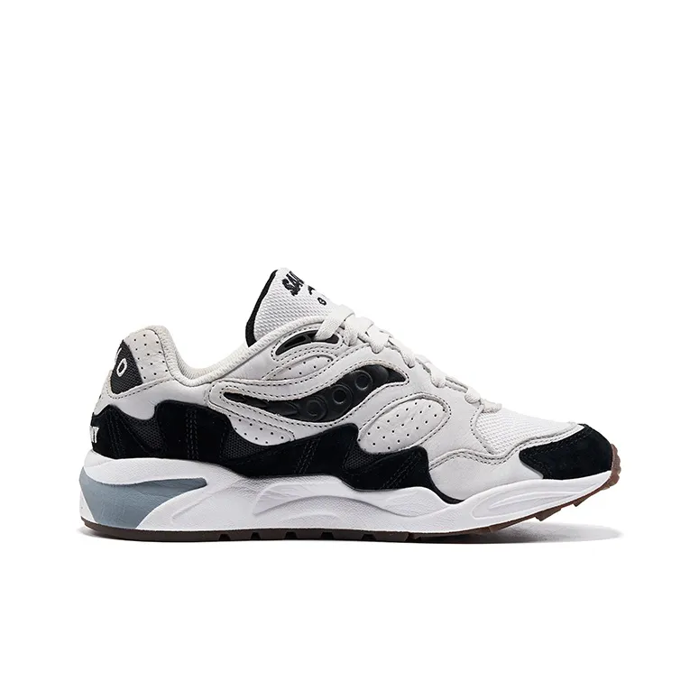 saucony Grid Shadow 2 Grey White Black-1