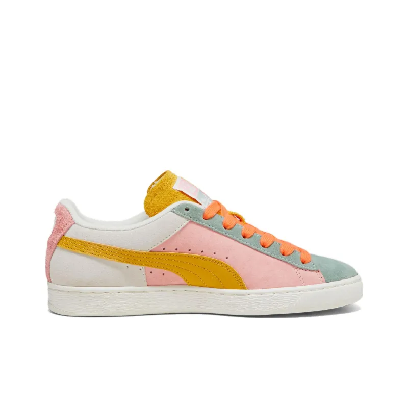 PUMA Icons Of Unity Anti Slip Wear Resistant Low Top Skateboard Shoes Men's Warm White Yellow-1
