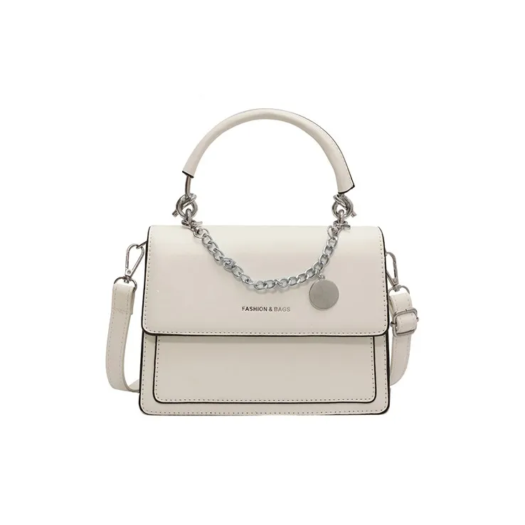 JANE KLAIN PU Small Square Bag Crossbody Handbag Regular Women's White/Black-1