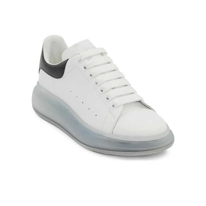 Alexander McQueen Oversized Clear Sole White Navy Blue-2