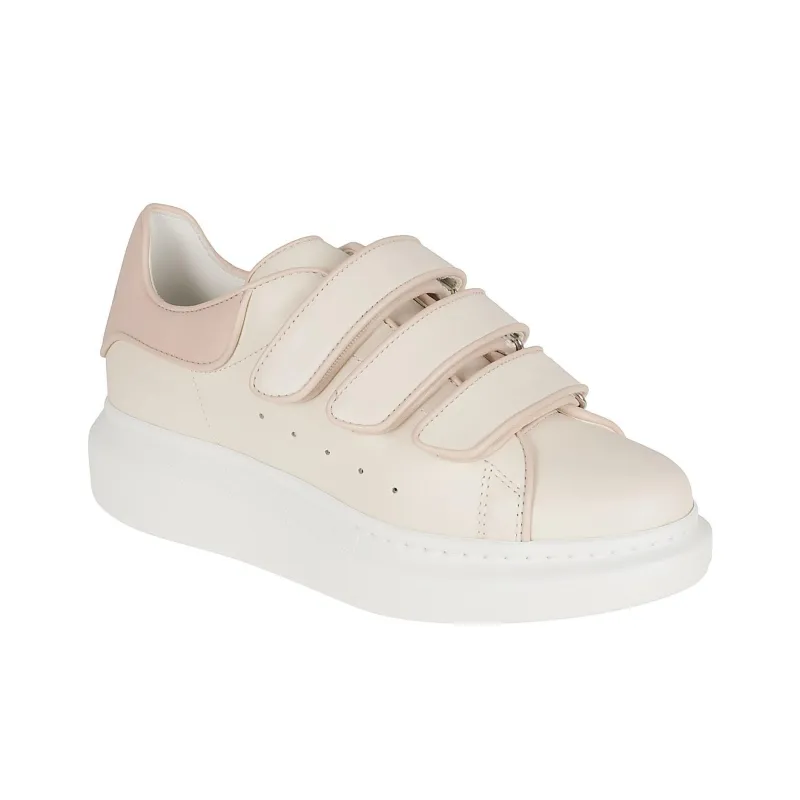 Alexander McQueen Stylish Skateboarding Shoes Women's Beige-2