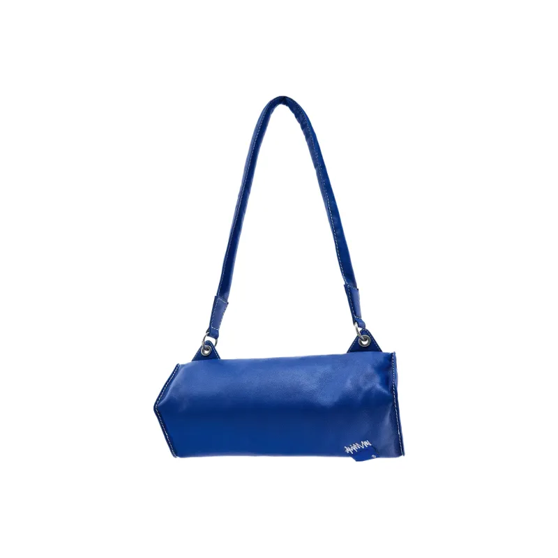 ADER ERROR ZARA Collaboration Goatskin Crossbody Bag, Shoulder Bag Men's Blue-3
