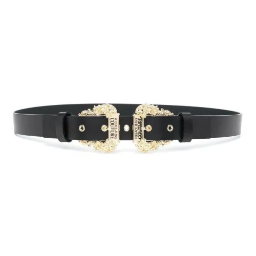 VERSACE JEANS COUTURE Double Buckle-fastening Leather Belt