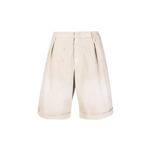 Dondup Box-pleat Cotton Chino Shorts