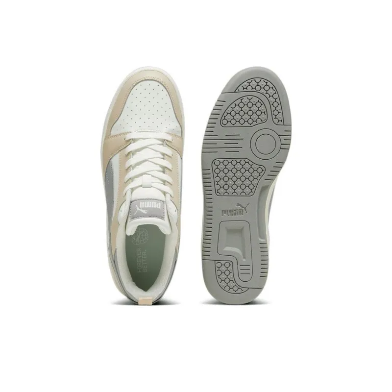 PUMA Rebound V6 Low 'Oatmeal Grey'-4