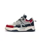Gray White Red