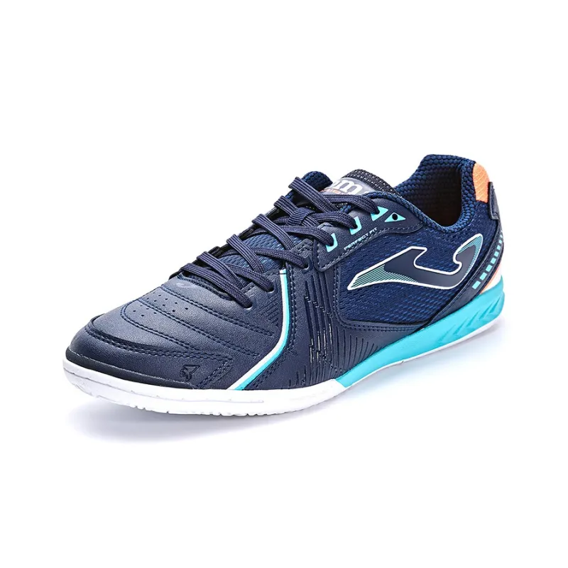Joma IC/IN Indoor Anti Slip Wear Resistant Soccer Shoes Men's Navy Blue-2