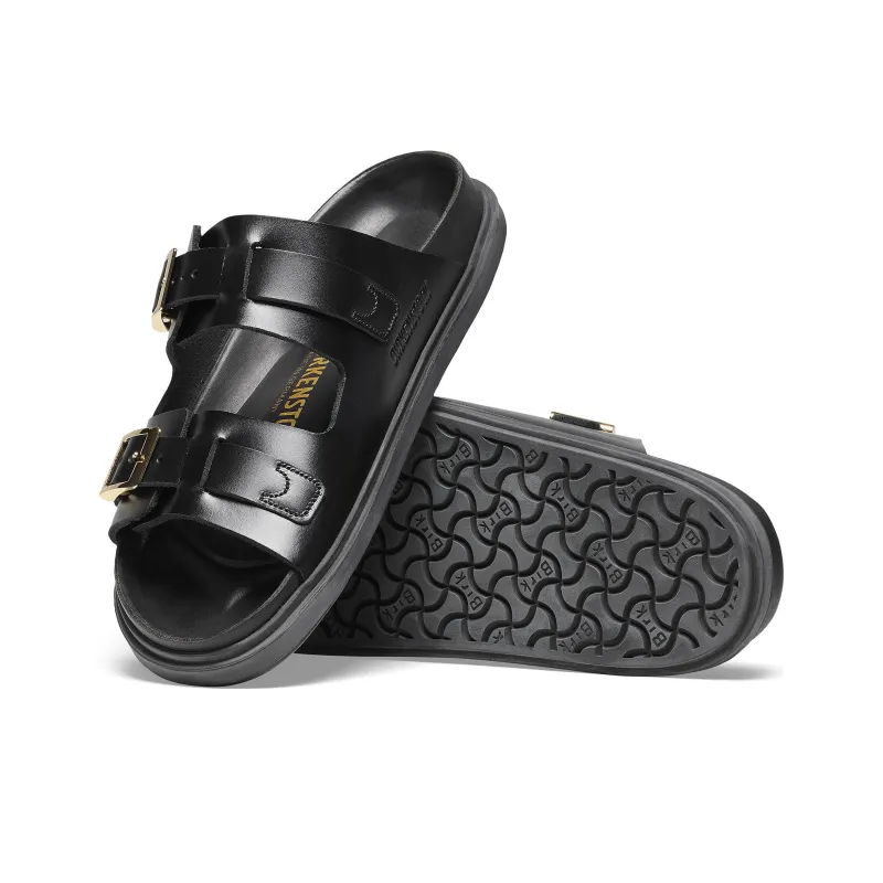 Birkenstock St Barths Natural Leather Narrow Fit 'Black'-4