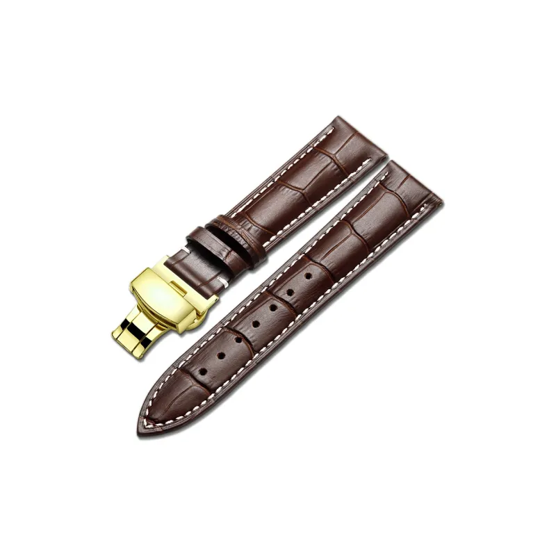 ZHISHENG MIDO DW Tissot Casio Omega CK Compatibility Watch Band 12~24mm Genuine Leather Material-11