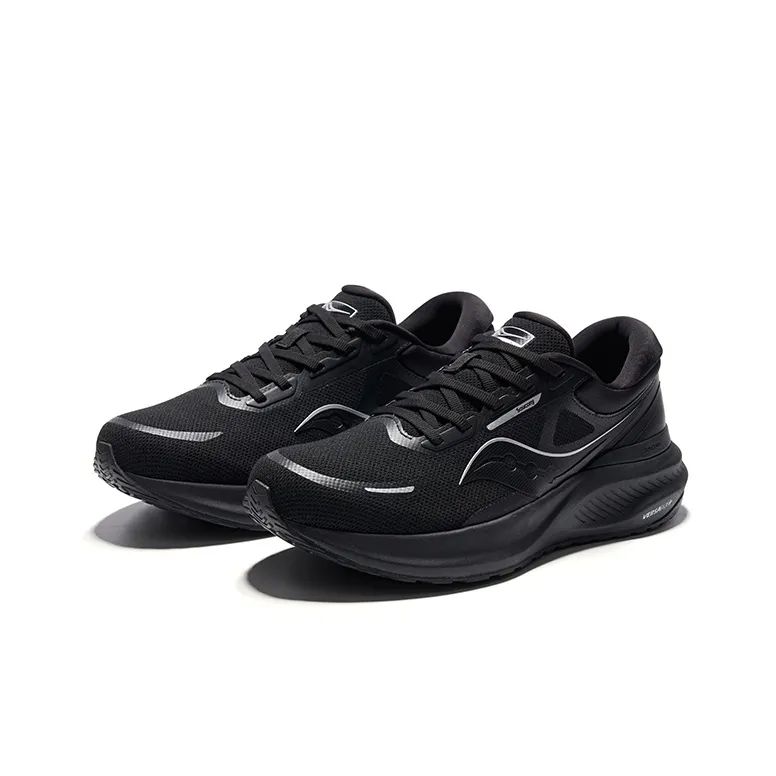 Saucony Shock Absorbers Low Top Running Shoes Unisex Black-2