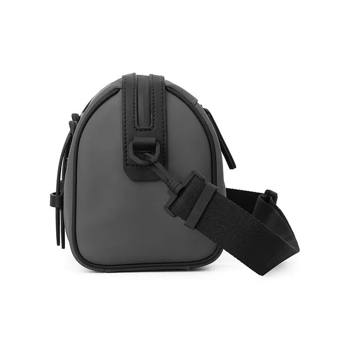 PIERRE CARDIN Cow Leather Crossbody Bag, Shoulder Bag Men's Gray-3