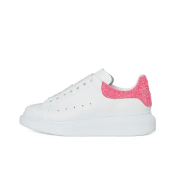 Alexander McQueen Oversized Sneaker 'White Pink Glitter' Women's