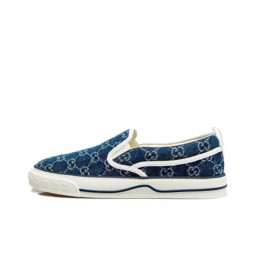 GUCCI Tennis 1977 Slip On Denim