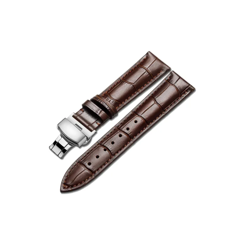 ZHISHENG MIDO DW Tissot Casio Omega CK Compatibility Watch Band 12~24mm Genuine Leather Material-1