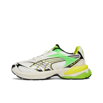 PUMA Velophasis Anti Slip Wear Resistant Low Top Casual Shoes Unisex White Green