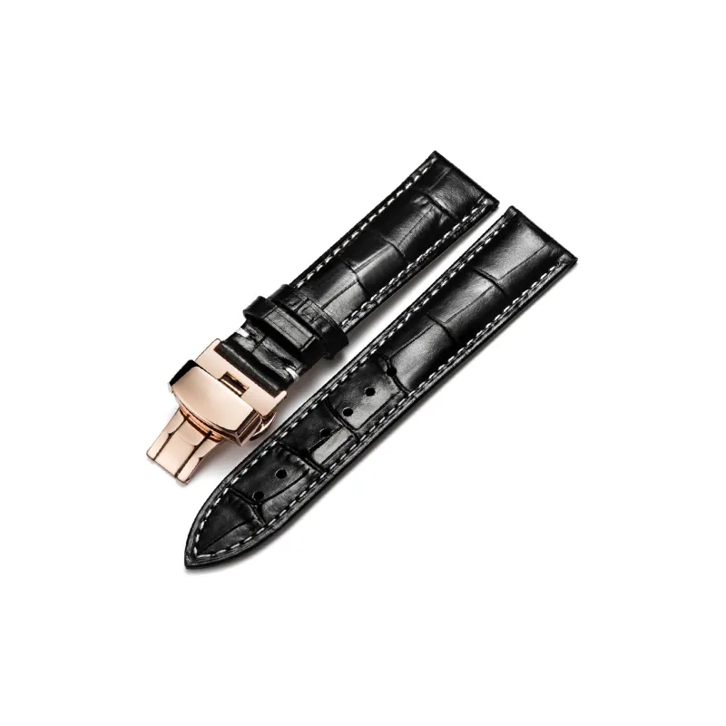 ZHISHENG Casio, IWC, MIDO, Tissot, Omega, Seiko, Citizen, Rossini, CK Compatibility Watch Band Genuine Leather Material-11