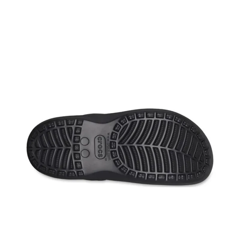 Crocs Baya Platform Lined Clog Sandals 'Black' Women's-3