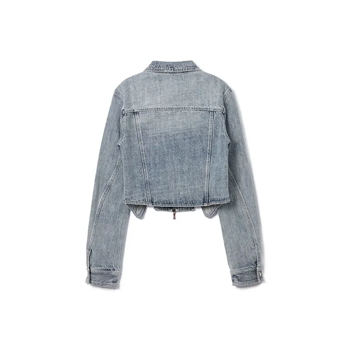 IEW.H Denim Jackets Women's Denim Blue-1