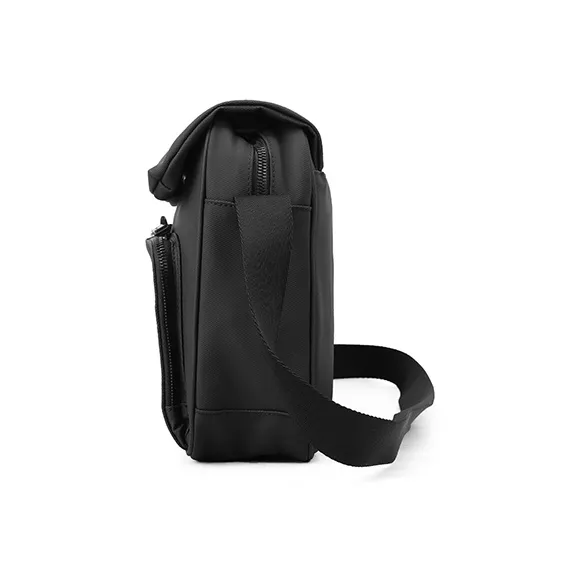 PIERRE CARDIN New Arrival Fabric Messenger Bag Shoulder Bag For Men's Workwear Men's Black-2