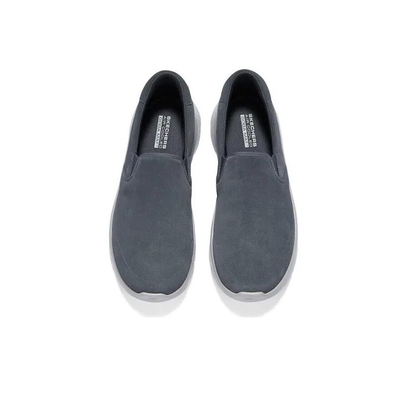 Skechers Go Walk Fle Cushioned Slip Resistant Low Top Casual Shoes Men's Gray-3