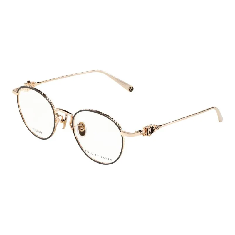 PHILIPP PLEIN Pure Titanium Round Eyeglass Frames Unisex-0