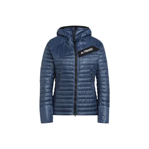 Adidas Down Jackets Women's Magical Steel Blue