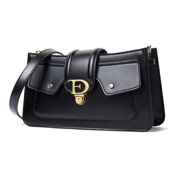 TUCANO PU Shoulder Bag, Crossbody Bag Women's Black-2