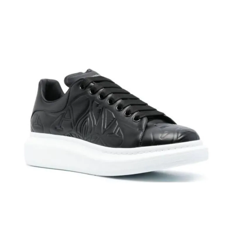 Alexander McQueen Oversized Sneaker 'Black White'-2