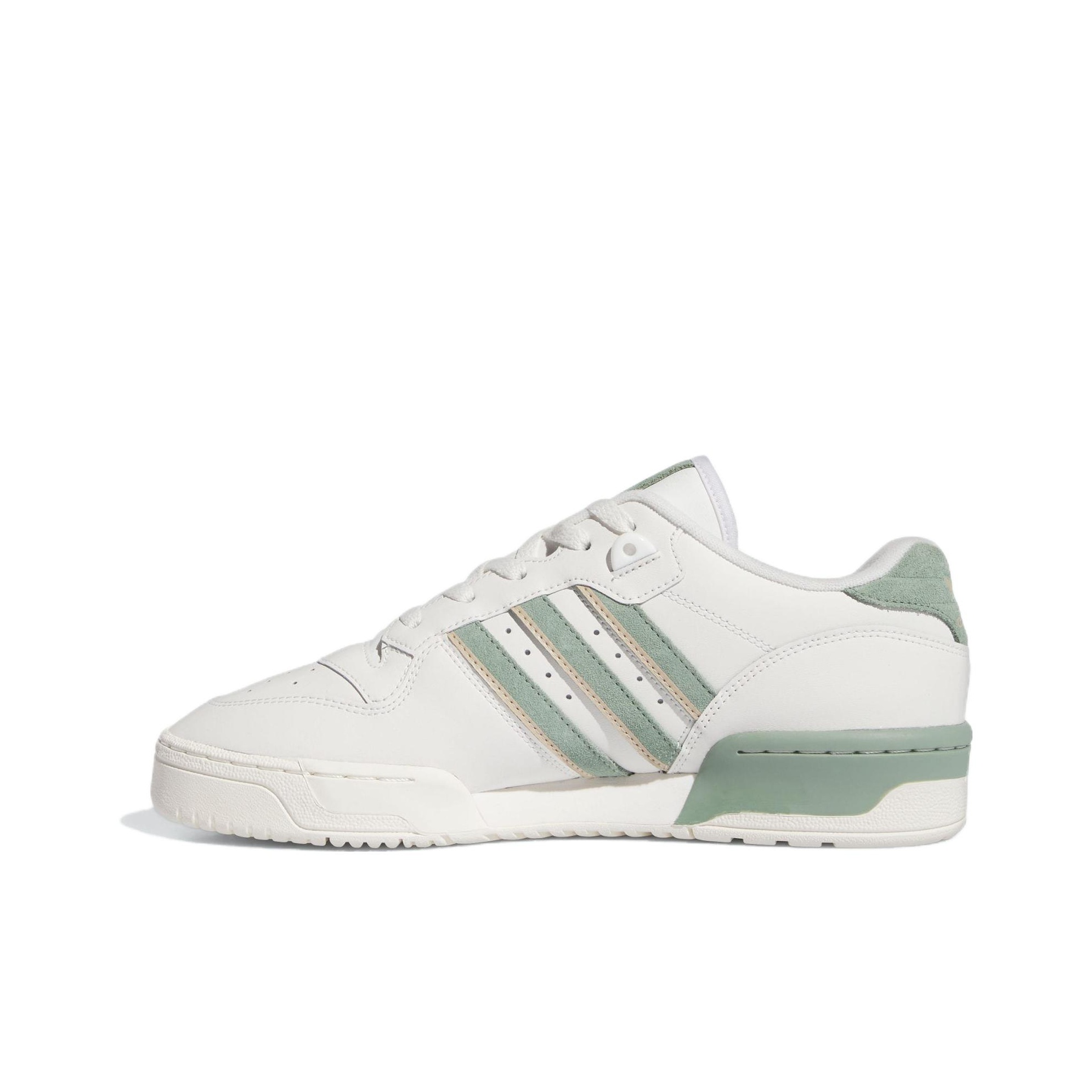 Rivalry Adidas Originals Low 'White Silver Green' - POIZON