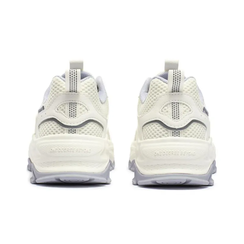 361° Shock Absorbers With Slip Resistant Features Low Top Running Shoes Women's White Purple-3