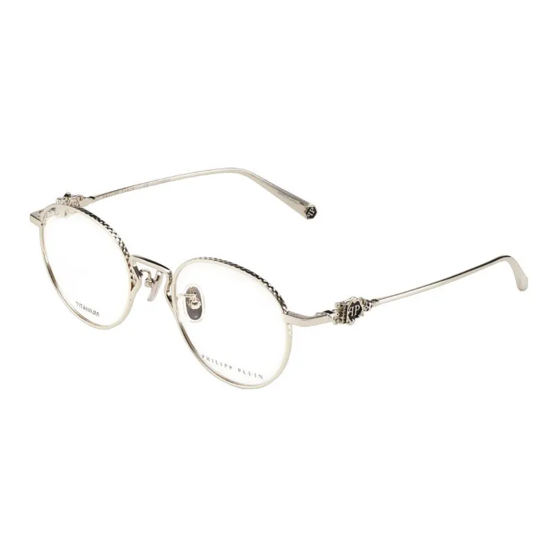 PHILIPP PLEIN Pure Titanium Round Eyeglass Frames Unisex-0