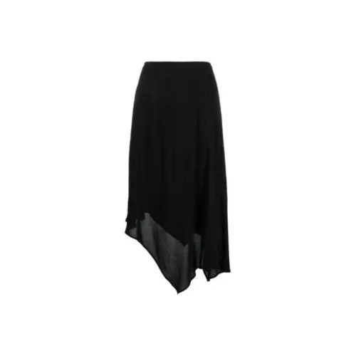 Ann Demeulemeester Asymmetric Midi Skirt