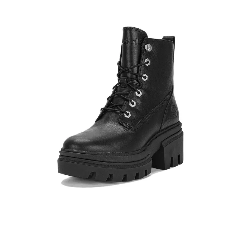 Timberland Everleigh 6 Inch Boots 'Black Full Grain' Women's-1