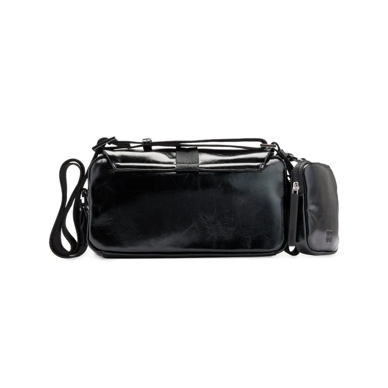 HUGO BOSS Polyester Shoulder Bag Crossbody Bag Mini Women's Black-1