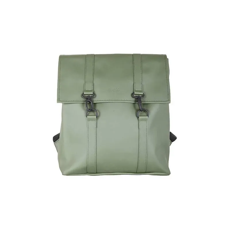 Rains Polyester Backpack Mini Men's Green-0