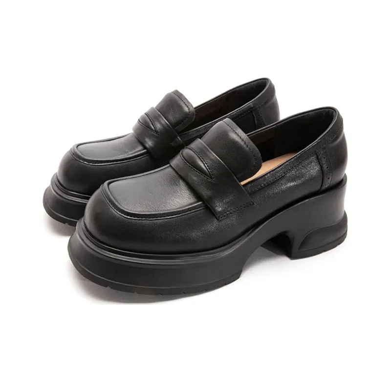 Anthony Miles Loafers 7cm Women's Black-1