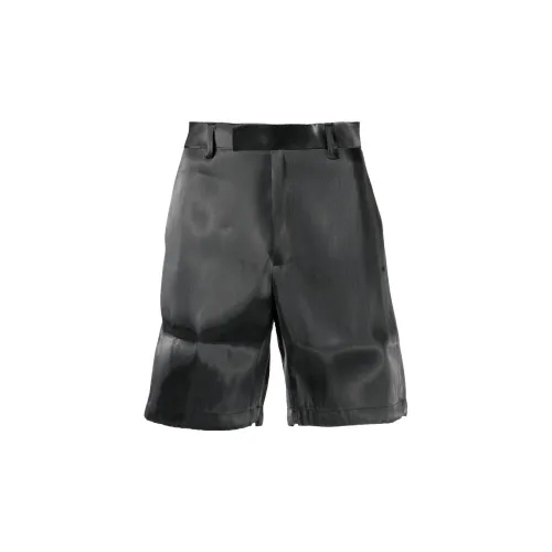 HELIOT EMIL Liquid Metal Bermuda Shorts