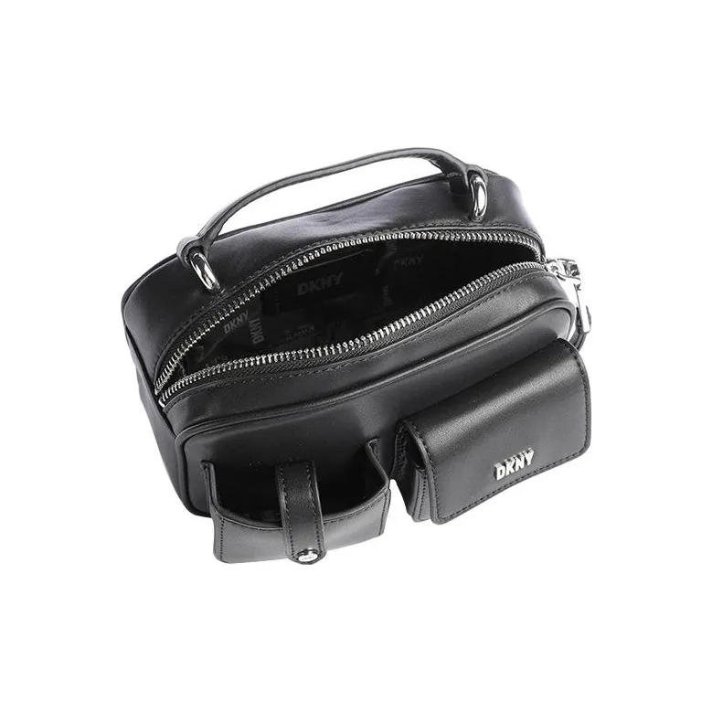 DKNY Fine Grain Cow Leather Camera Bag Shoulder Bag Crossbody Bag Regular Women's Black-3