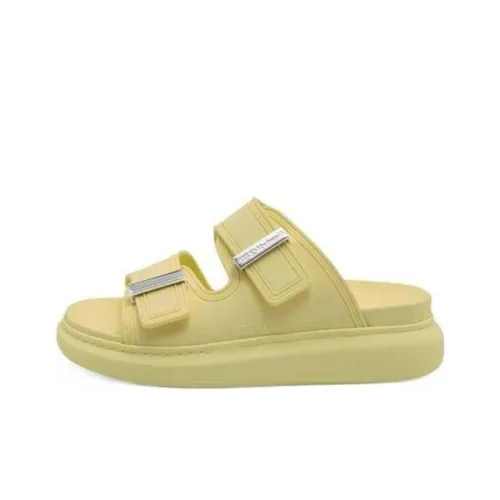 Alexander McQueen Hybrid Slide Slippers Women's Yellow