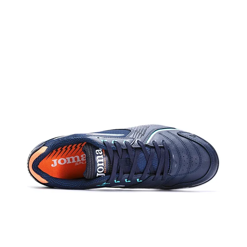 Joma IC/IN Indoor Anti Slip Wear Resistant Soccer Shoes Men's Navy Blue-3