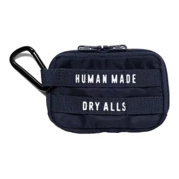 HUMAN MADE Nylon And PVC Card Holder Wallet Coin Purses Regular Unisex Marine Blue