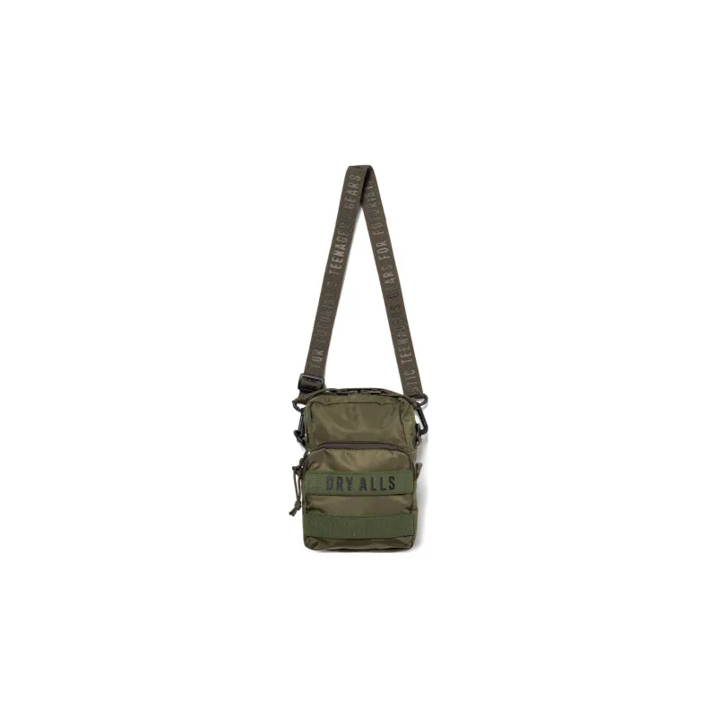 HUMAN MADE Nylon Shoulder Bag, Crossbody Bag Regular Men's Olive Green-0