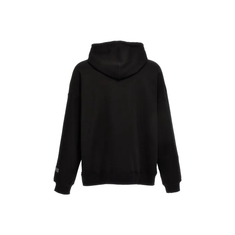 GCDS Logo Printed Drawstring Hoodie-1