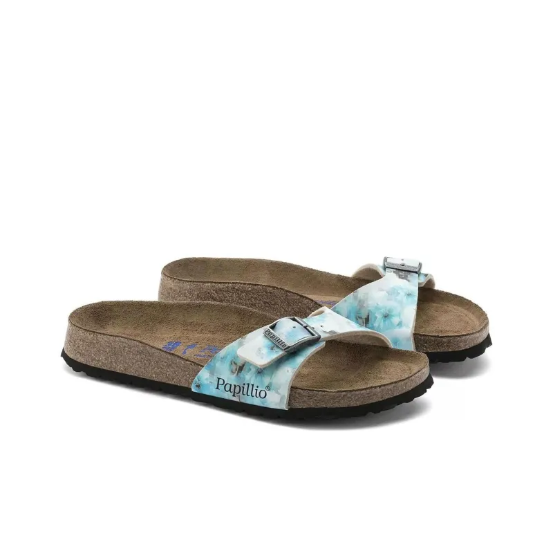 Birkenstock Slide Slippers Women's Blue-3