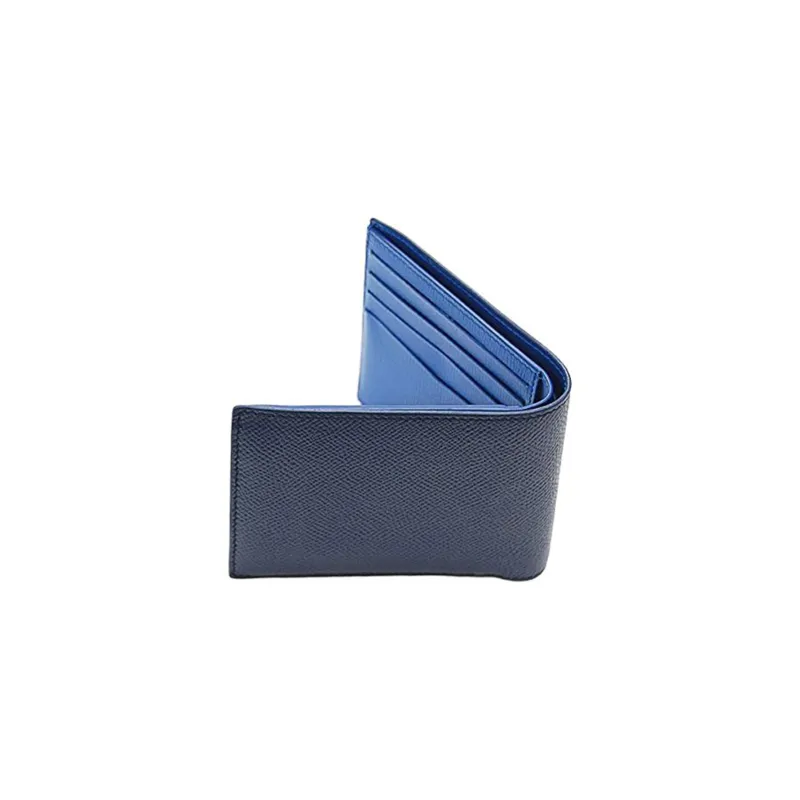 Dunhill Cow Leather Wallet Regular Men's Dark Blue-1