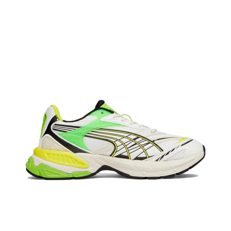 PUMA Velophasis Anti Slip Wear Resistant Low Top Casual Shoes Unisex White Green-1
