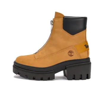 Timberland Everleigh Front Zip Boot 'Wheat Nubuck' Women's