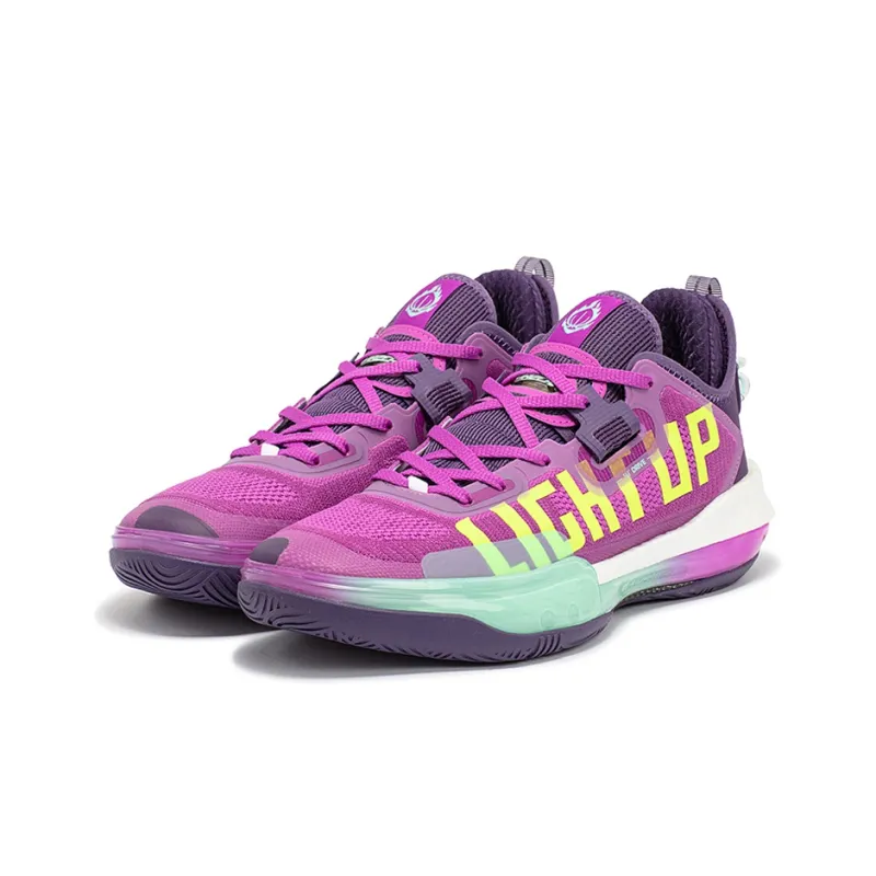 361° Ultra Star 1.0 Pro Basketball Shoes Men Low Top Rose Purple/Spiritual Purple-2