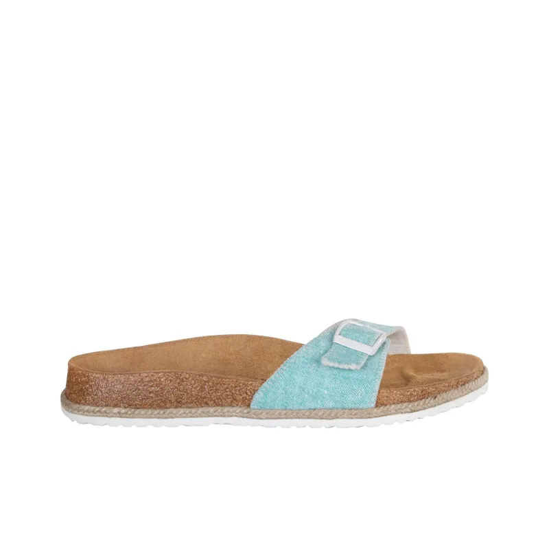 Birkenstock Slide Slippers Women's Light Blue-1